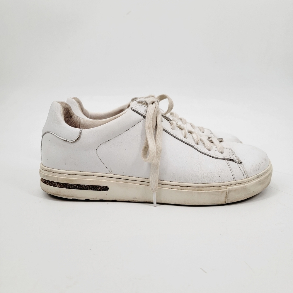 Birkenstock Bend Low Sneakers Size EU 39 White Leather Tennis Shoes